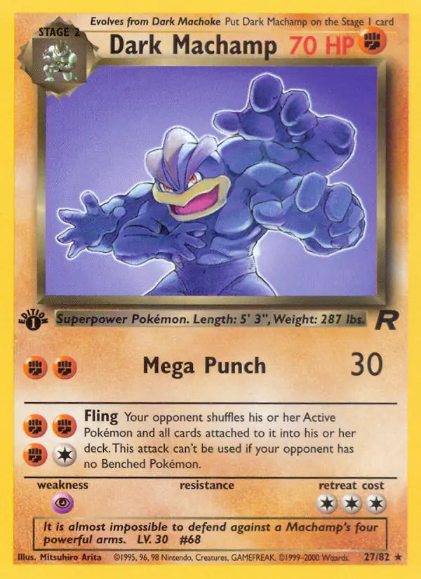 Dark Machamp, Team Rocket #27