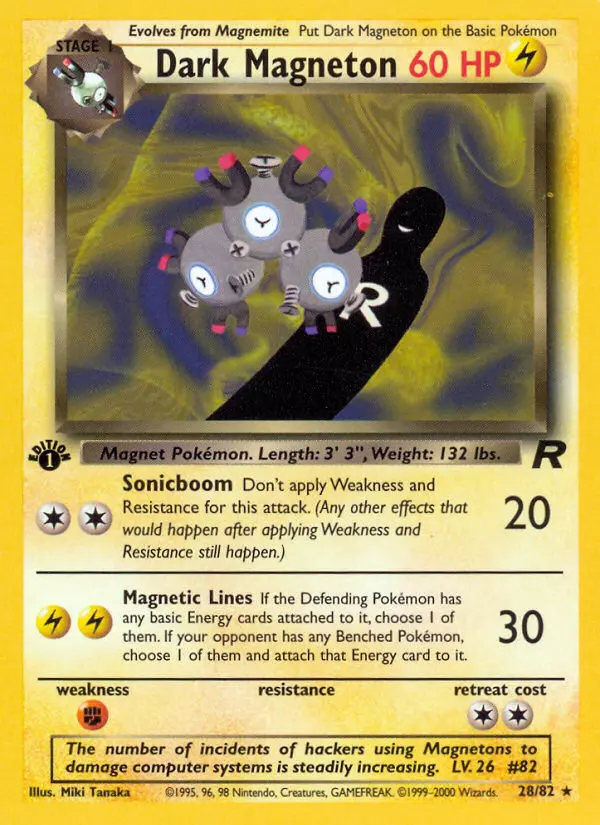 Dark Magneton, Team Rocket #28