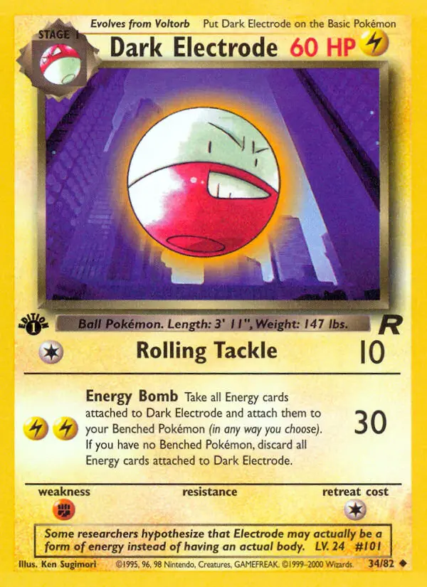 Dark Electrode, Team Rocket #34