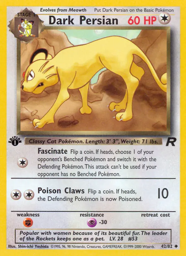 Dark Persian, Team Rocket #42