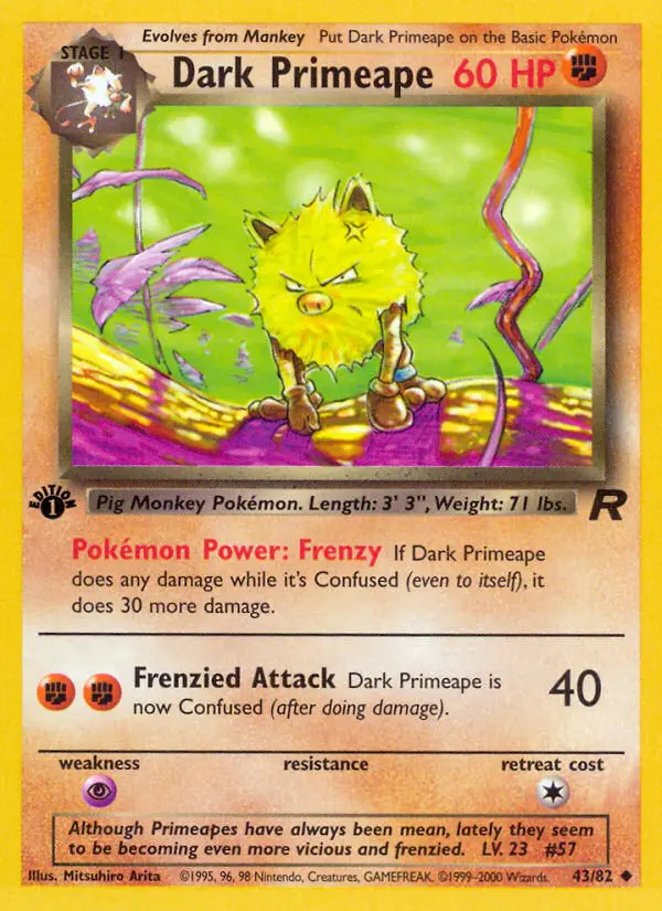 Dark Primeape, Team Rocket #43