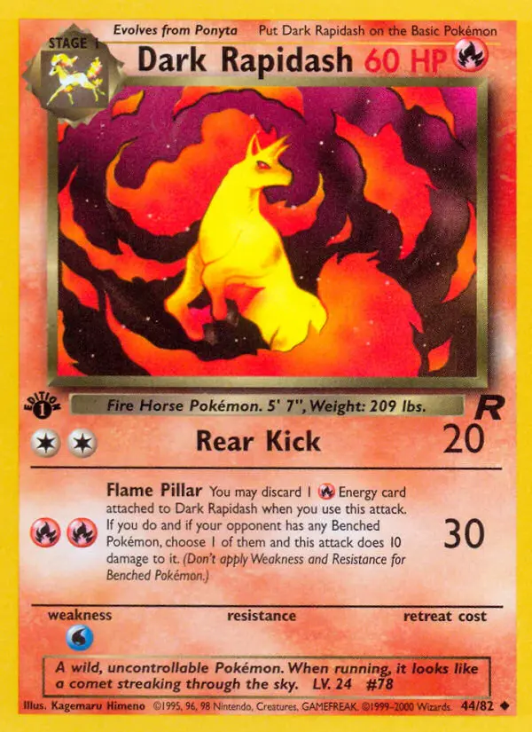 Dark Rapidash, Team Rocket #44
