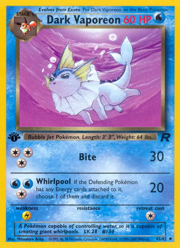 Dark Vaporeon, Team Rocket #45