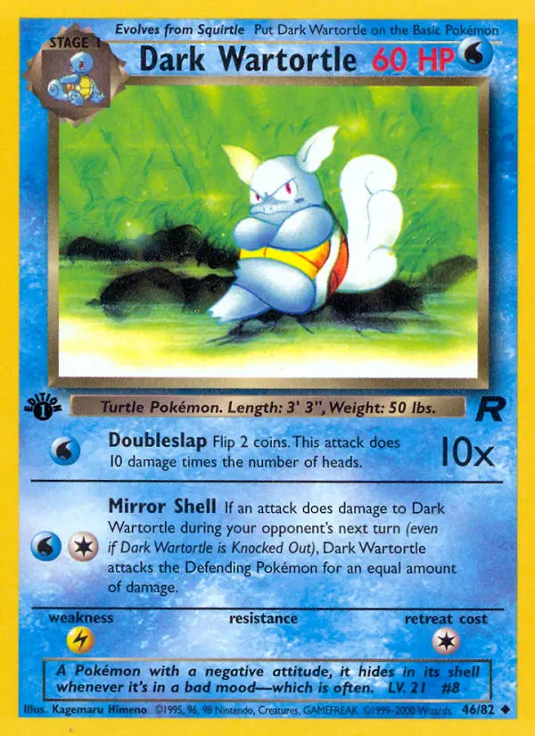 Dark Wartortle, Team Rocket #46
