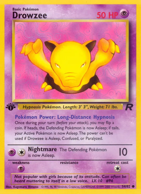 Drowzee, Team Rocket #54