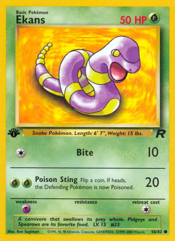 Ekans, Team Rocket #56