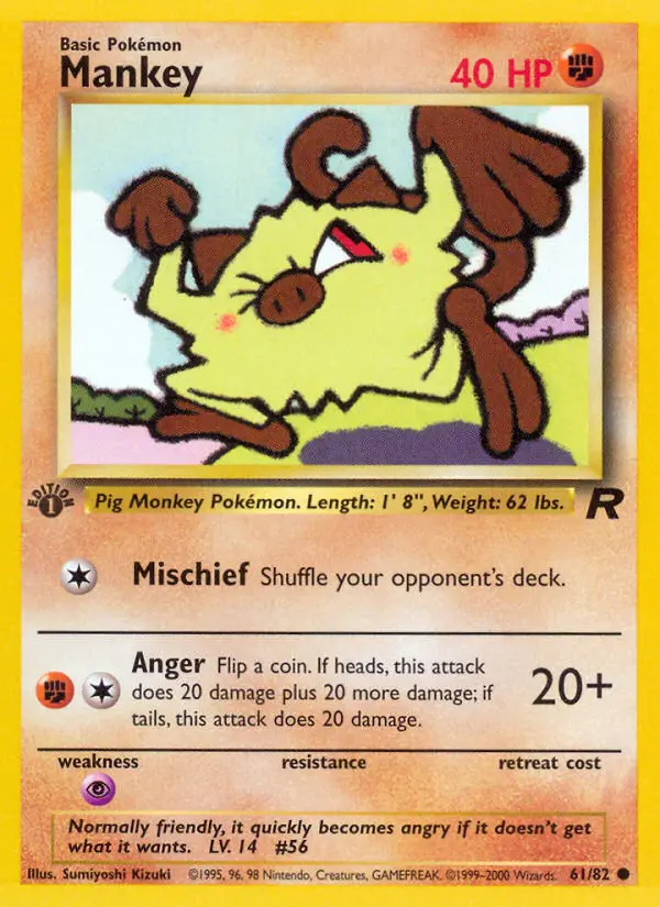 Mankey, Team Rocket #61