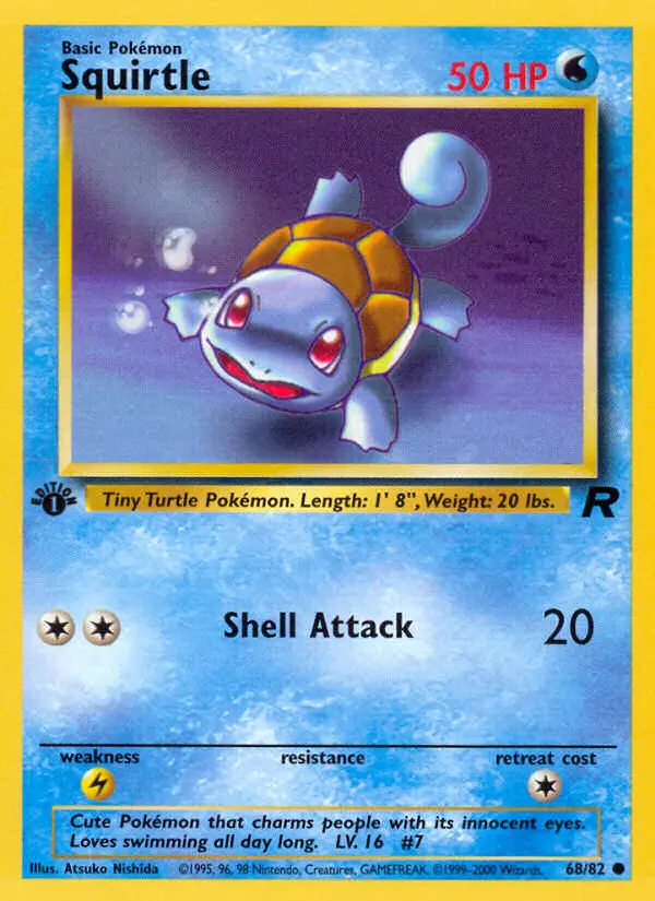 Squirtle, Team Rocket #68