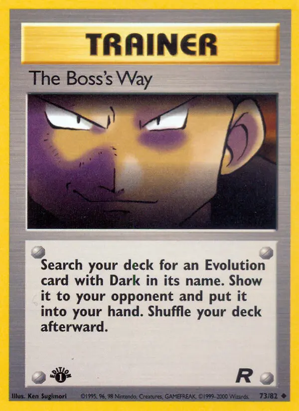 The Boss's Way, Team Rocket #73