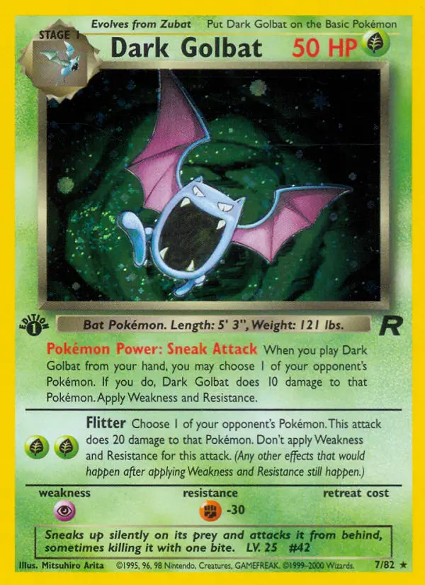 Dark Golbat, Team Rocket #7