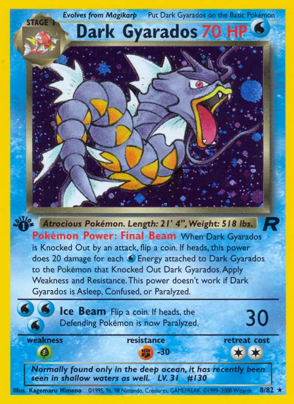 Dark Gyarados, Team Rocket #8