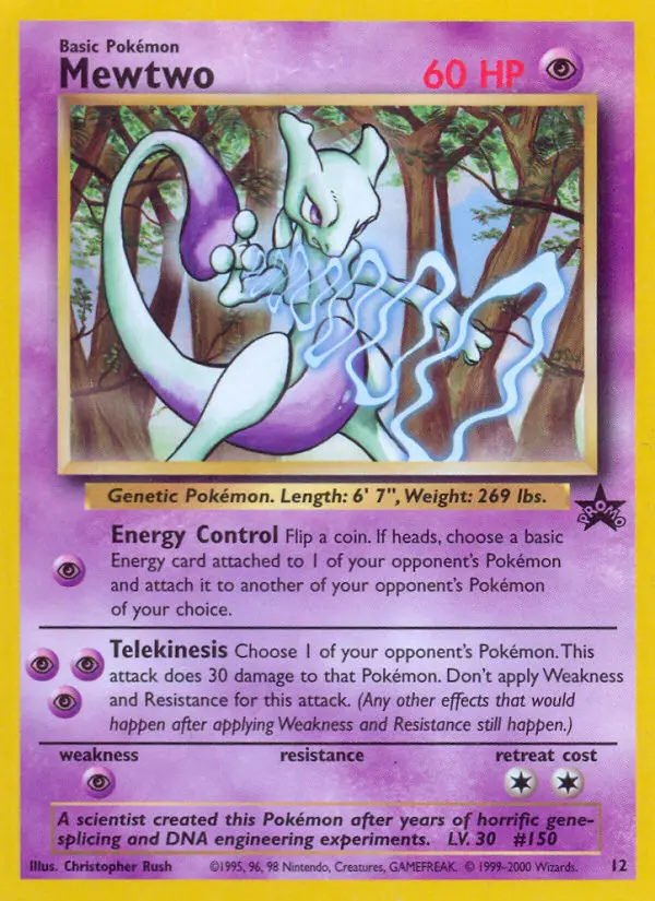 Mewtwo, Wizards Black Star Promos #12