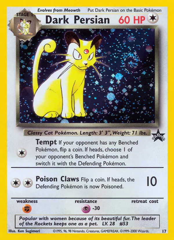 Dark Persian, Wizards Black Star Promos #17