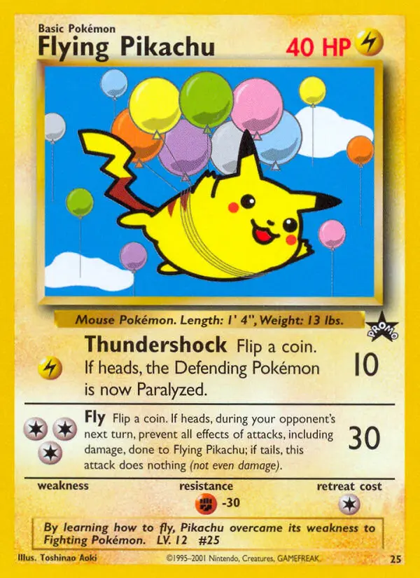 Flying Pikachu, Wizards Black Star Promos #25