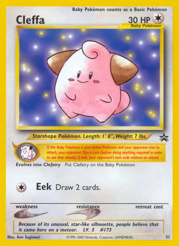 Cleffa, Wizards Black Star Promos #31