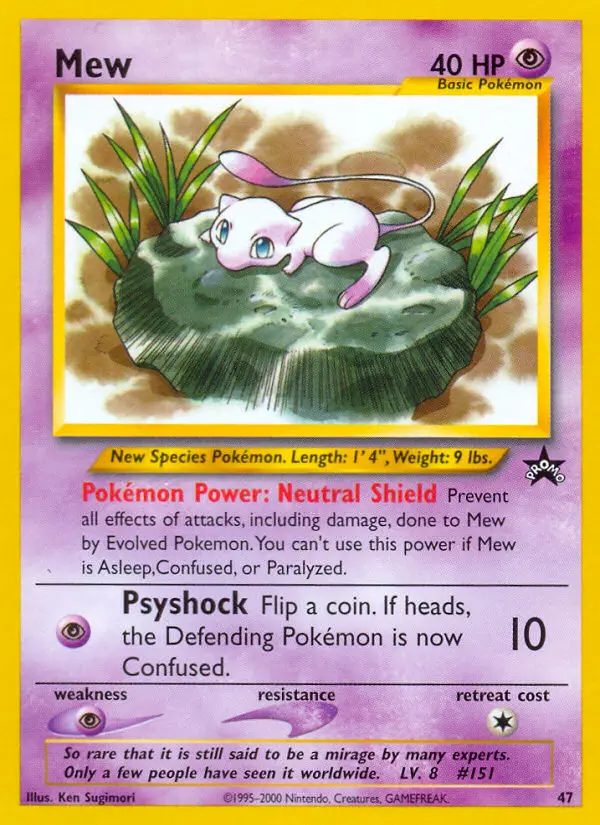 Mew, Wizards Black Star Promos #47