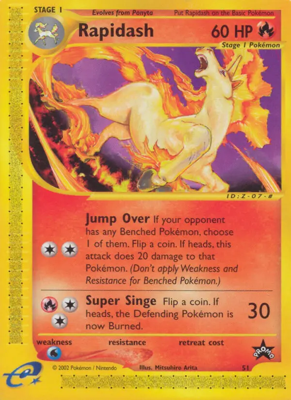Rapidash, Wizards Black Star Promos #51