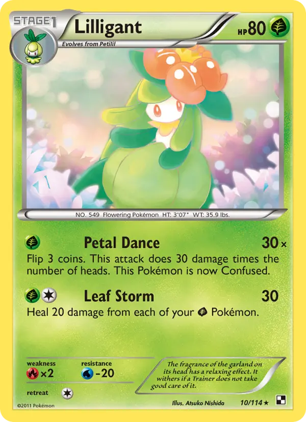 Lilligant, Black & White #10