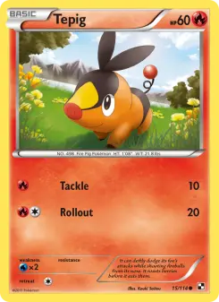 Tepig, Black & White #15/114