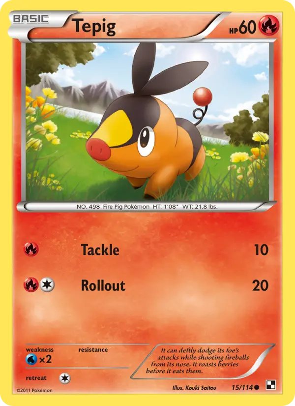 Tepig, Black & White #15