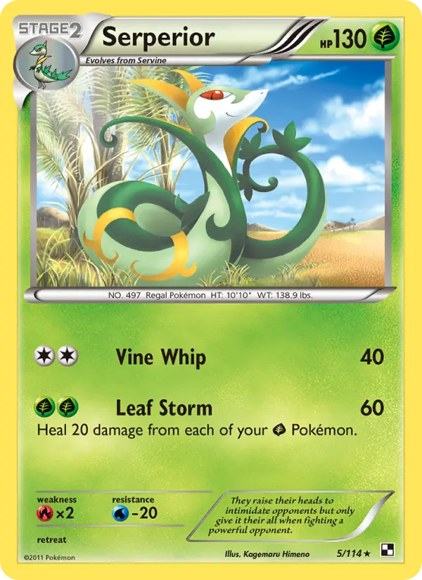 Serperior, Black & White #5