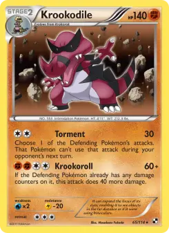 Krookodile, Black & White #65/114