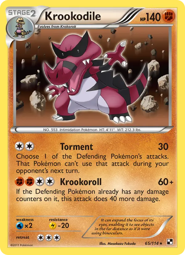 Krookodile, Black & White #65