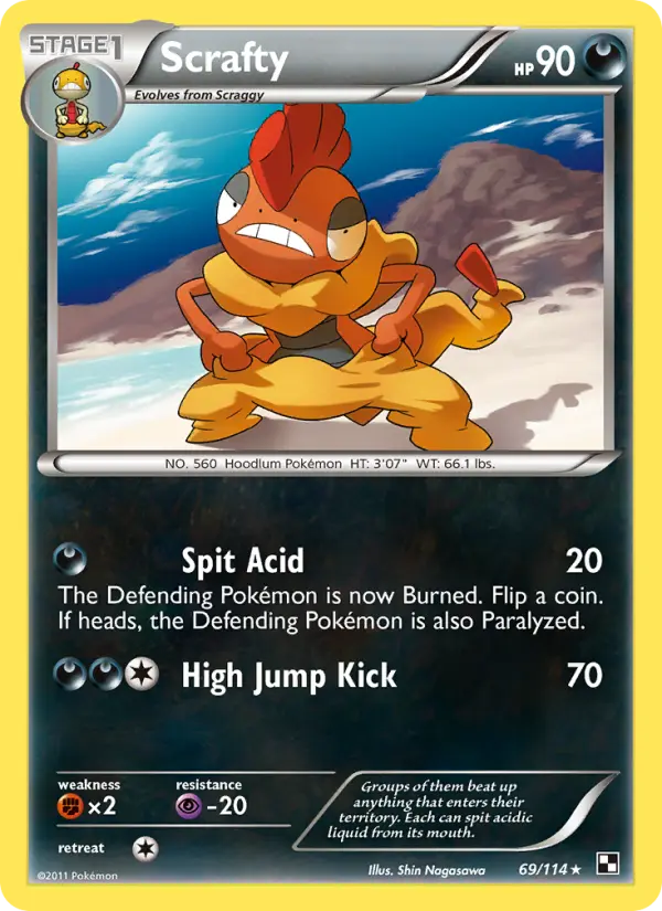 Scrafty, Black & White #69