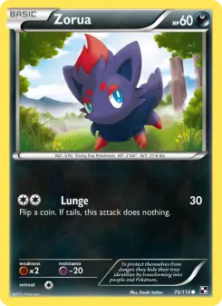 Zorua, Black & White #70/114