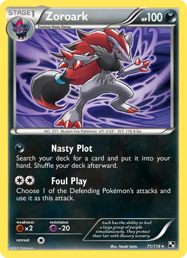 Zoroark, Black & White #71