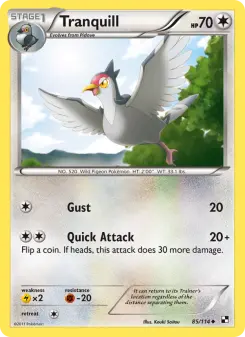 Tranquill, Black & White #85/114