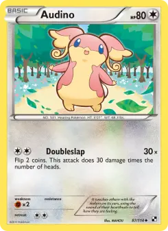 Audino, Black & White #87/114