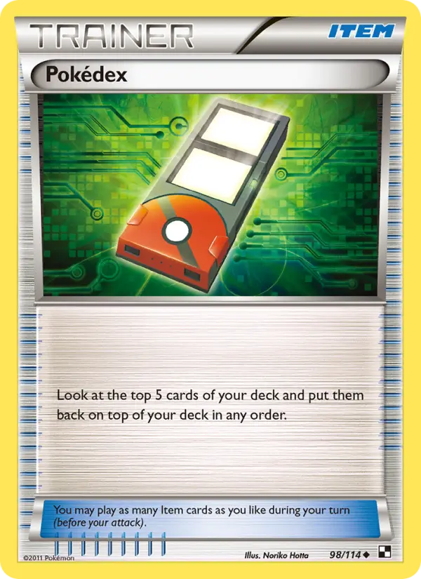 Pokédex, Black & White #98