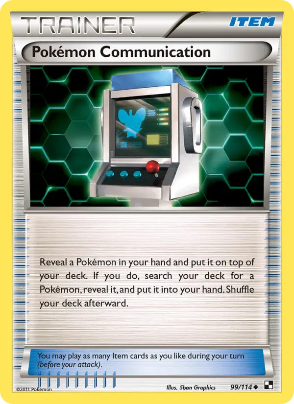 Pokémon Communication, Black & White #99