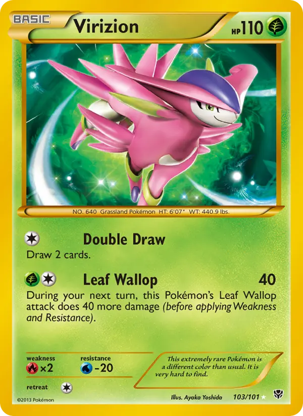 Virizion, Plasma Blast #103