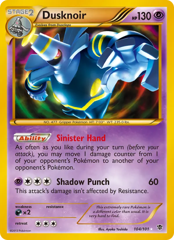 Dusknoir, Plasma Blast #104