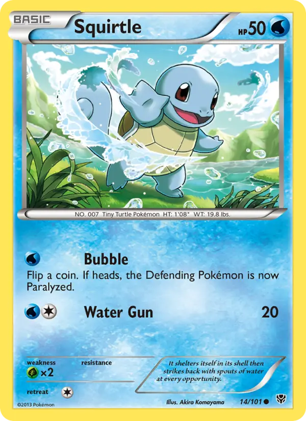 Squirtle, Plasma Blast #14