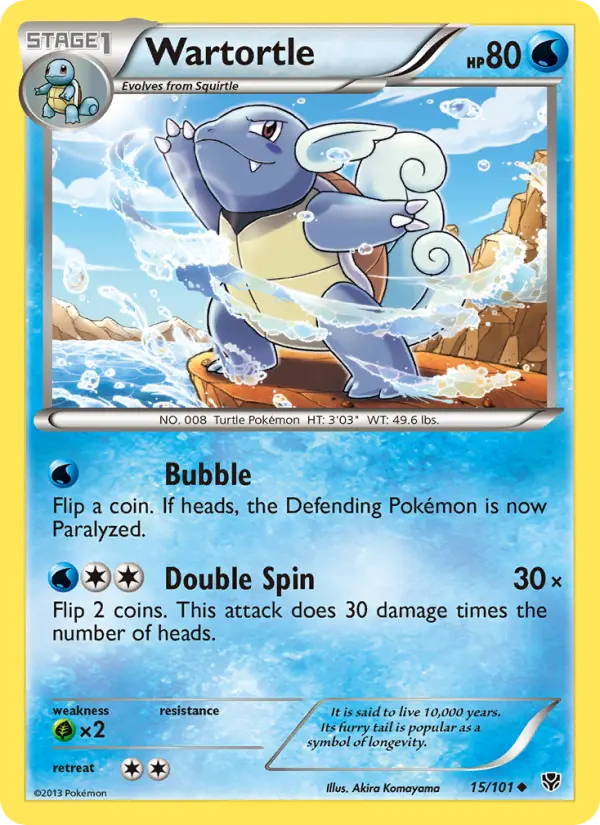 Wartortle, Plasma Blast #15