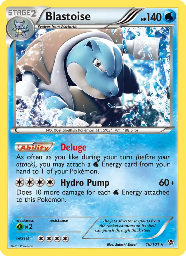 Blastoise, Plasma Blast #16