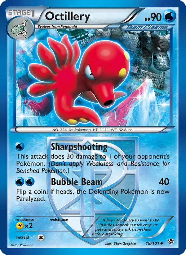 Octillery, Plasma Blast #19