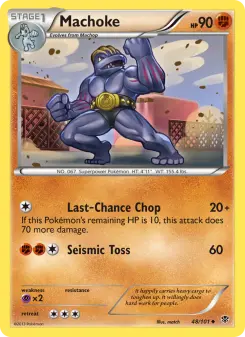 Machoke, Plasma Blast #48/101