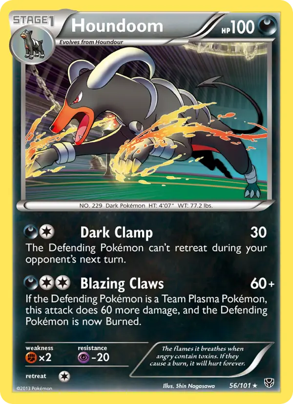 Houndoom, Plasma Blast #56