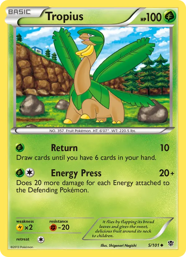 Tropius, Plasma Blast #5