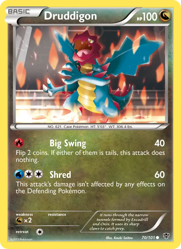 Druddigon, Plasma Blast #70