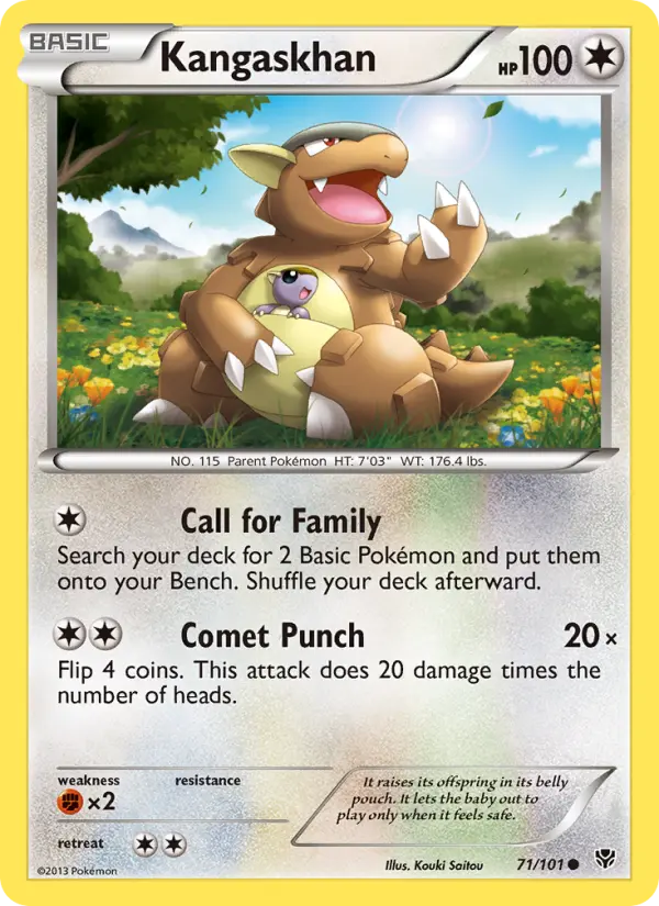 Kangaskhan, Plasma Blast #71
