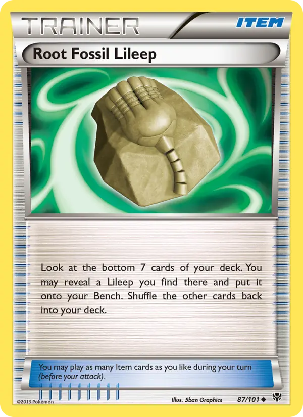 Root Fossil Lileep, Plasma Blast #87