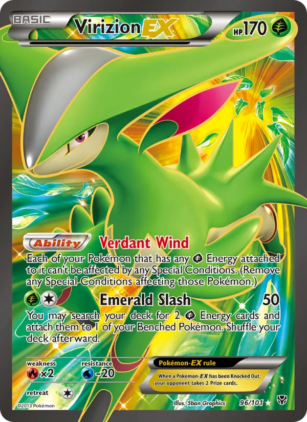 Virizion-EX, Plasma Blast #96