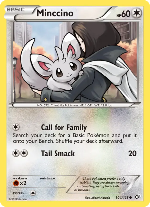 Minccino, Legendary Treasures #104