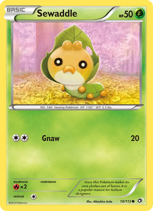 Sewaddle, Legendary Treasures #10