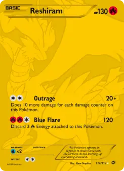 Reshiram, Legendary Treasures #114/113